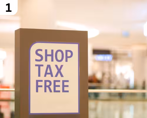 Compra en tiendas participantes tax refund Corea